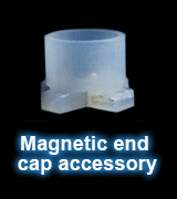 Cross Bottom End Cap (Magnets included)